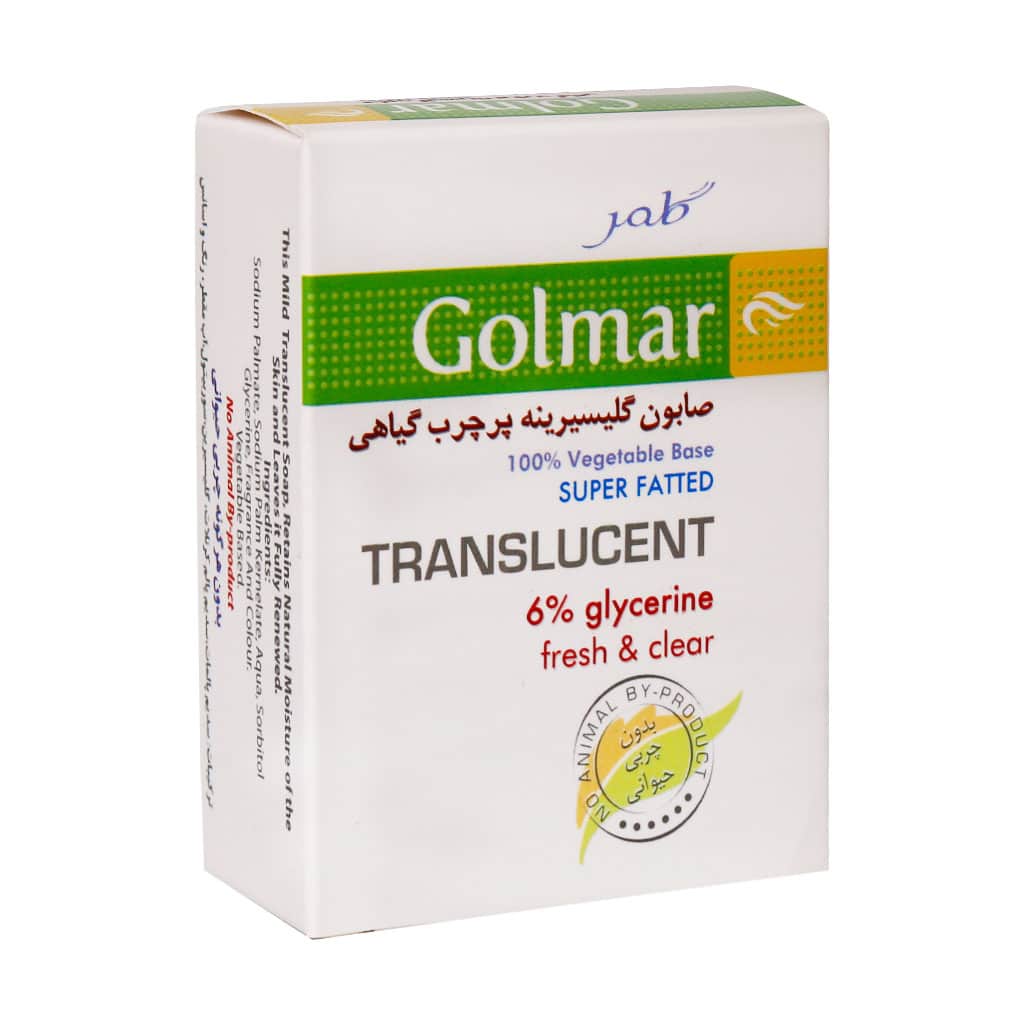 صابون گلیسیرینه پرچرب گیاهی گلمر  100 گرم